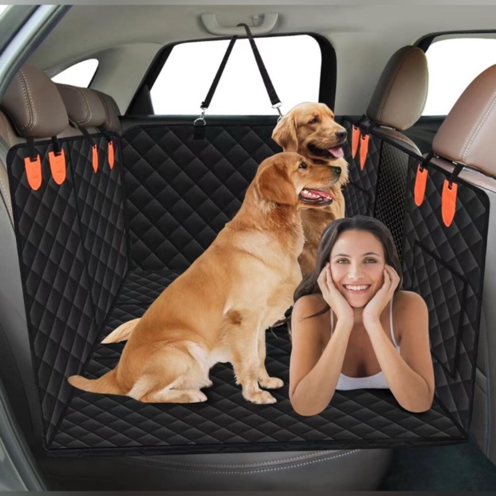 Back Seat Extender, Hard Bottom Dog Hammock for Car to Enhance Space, Seat Cover